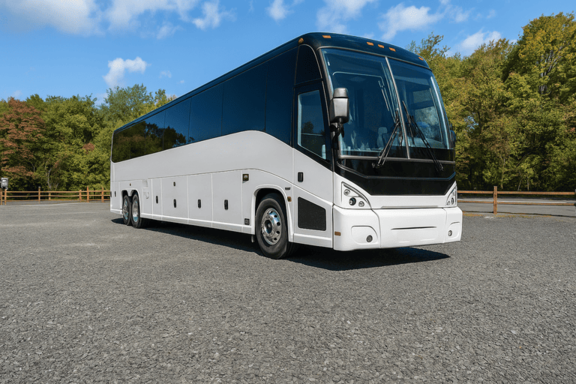 Charter Bus Rental Roselle 56 Passenger Charter Bus